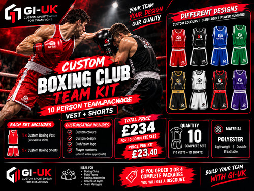 Custom boxing club - team, kit