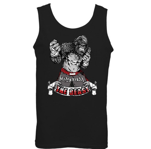 Muay thai gorilla the - gorilla, beast